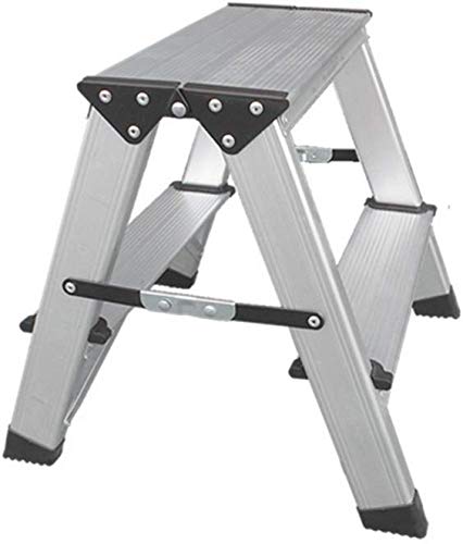 GBX Fácil Y Multifuncional Plegable Conveniente Taburete de Paso, Hogar Paso a Paso Dos Tres Pasos de Doble Cara Espiga Pequeña Escalera para Sillas de Caballo Taburete Stool,2 Pasos