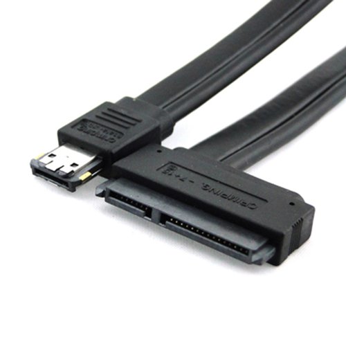 HDMIHOME Cable USB 2.0 de alimentación dual 12 V y 5 V eSATAp Power de ESATA a 22 pines SATA para disco duro de 2,5 3,5 mm.