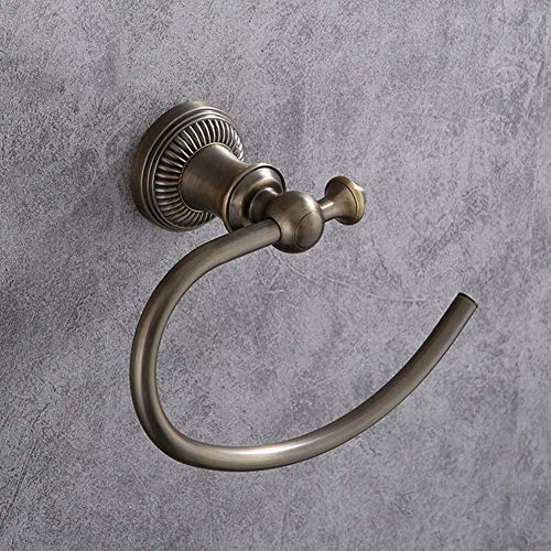 Inicio Simplicidad de la Moda Anillo de Toalla de Baño, Toalla de Baño de Mano Soporte de Toalla, Pedestal Redondo de Alta Resistencia, Acabado en Cromo Pulido, C-F