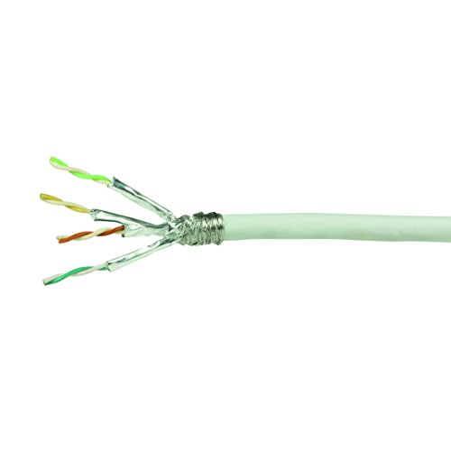 LogiLink CPV0043 50m Cat6a S/FTP (S-STP) Blanco - Cable de red (50 m, Cat6a, S/FTP (S-STP), Blanco)