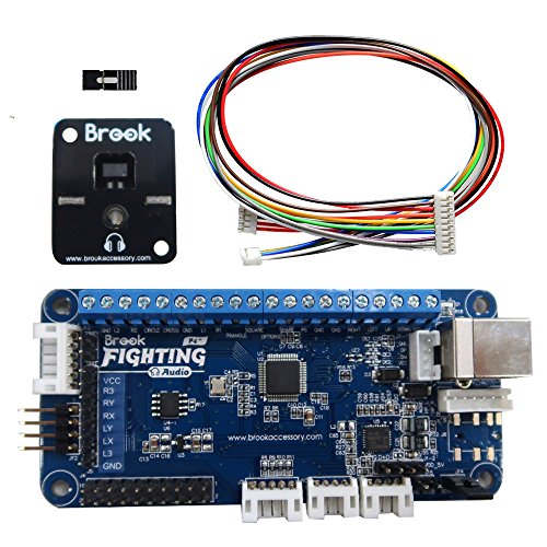 Mcbazel Brook PS4 + Audio Fighting Board Assembly para PS3 PS4 PC
