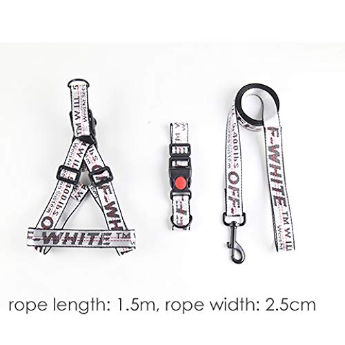 MYYXGS ArnéS para Mascotas Collar De Perro Cuerda De TraccióN 1.5 Cm Cuerda De Nylon Duradera Cachorros Bulldog FrancéS Caminando Suministros para Mascotas MYYXGS ArnéS para Mascotas Collar De Perro Cuerda De TraccióN 1.5 Cm Cuerda De Nylon Duradera Cachorros Bulldog FrancéS Caminando Suministros para Mascotas