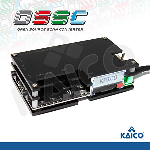 OSSC - Conversor de escaneo de código Abierto OSSC 1.6 de Kaico Edition con SCART, Componente y VGA a HDMI para Juegos Retro. multiplicador de líneas Juegos Retro RGB con Cero retraso