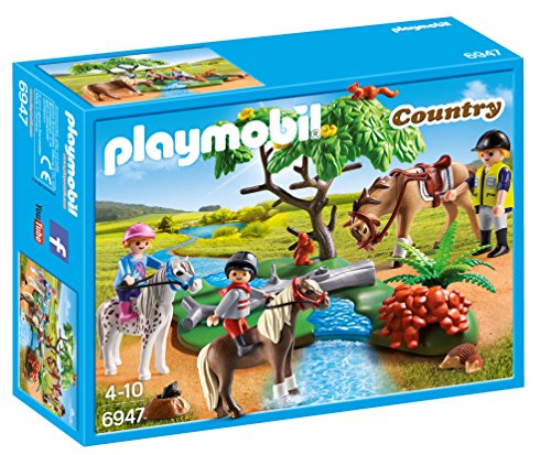 PLAYMOBIL Granja de Ponis - Paseo de Ponis en el Campo (6947)