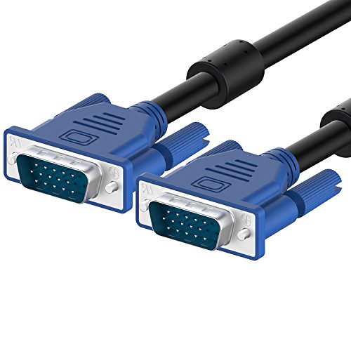 Rankie Cable adaptador de VGA a VGA, 1,8m, Negro Rankie Cable adaptador de VGA a VGA, 1,8m, Negro