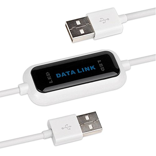Salcar Cable USB para Transferencia de Datos de PC a PC/Data Link Cable/Conexión Directa de Alta Velocidad para Ordenadores y portátiles/Easy Copy per Windows 10/8.1/8/7/Vista/XP2000 (Blanco) Salcar Cable USB para Transferencia de Datos de PC a PC/Data Link Cable/Conexión Directa de Alta Velocidad para Ordenadores y portátiles/Easy Copy per Windows 10/8.1/8/7/Vista/XP2000 (Blanco)