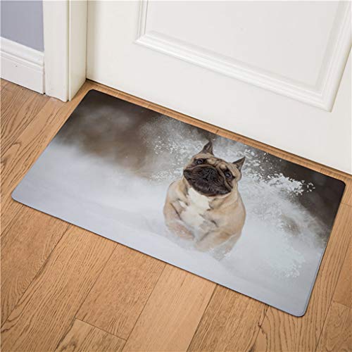 shazhuangdezhuangshipu Alfombra de bañodócil Leal Entrada Francés Bulldog Protectora Estera del Piso del PVC Puerta Alfombra Antideslizante Cocina Moderna Alfombra Inicio Felpudo shazhuangdezhuangshipu Alfombra de bañodócil Leal Entrada Francés Bulldog Protectora Estera del Piso del PVC Puerta Alfombra Antideslizante Cocina Moderna Alfombra Inicio Felpudo