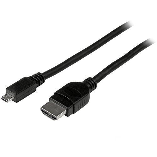 StarTech.com MHDPMM3M - Cable 3m Adaptador Pasivo Conversor MHL para Teléfono Móvil, Audio y Vídeo, compatible con dispositivos MHL de 5 pines solamente