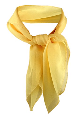 TigerTie - nicki paño de gasa - amarillo tamaño 50 cm x 50 cm - paño pañuelo bufanda