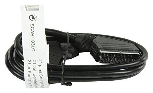 Valueline SCART, 1.50m cable EUROCONECTOR 1,5 m SCART (21-pin) Negro - Cables EUROCONECTORES (1.50m, 1,5 m, SCART (21-pin), SCART (21-pin), Macho, Macho, Negro) Valueline SCART, 1.50m cable EUROCONECTOR 1,5 m SCART (21-pin) Negro - Cables EUROCONECTORES (1.50m, 1,5 m, SCART (21-pin), SCART (21-pin), Macho, Macho, Negro)