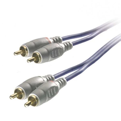 Vivanco 2RCA - 2RCA, 5.0m - Cables de Audio (5.0m, 5m, 2 x RCA, 2 x RCA) Azul