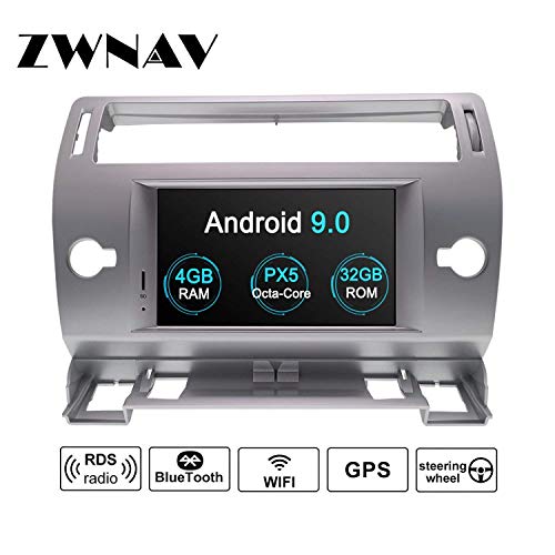 ZWNAV Android 9.0 GPS para estéreo, navegación, Reproductor de DVD o Citroen C4 C-Quatre C-Triumph 2004-2012 con Europa 49 Tarjeta de mapeo de país ZWNAV Android 9.0 GPS para estéreo, navegación, Reproductor de DVD o Citroen C4 C-Quatre C-Triumph 2004-2012 con Europa 49 Tarjeta de mapeo de país