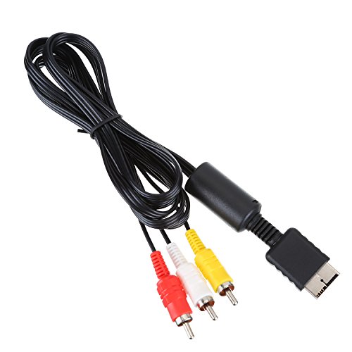 1,8 Metros Cable Compuesto AV a RCA para Sony Playstation PS2 PS3 y PSX