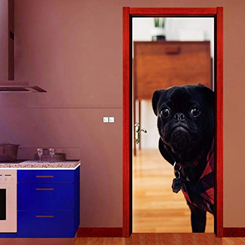 3D pegatinas de puerta Pobre cachorro 95X215CM Vacaciones etiqueta de la pared arte bricolaje hogar papel pintado autoadhesivo decoración calcomanía regalo tridimensional PVC 3D pegatinas de puerta Pobre cachorro 95X215CM Vacaciones etiqueta de la pared arte bricolaje hogar papel pintado autoadhesivo decoración calcomanía regalo tridimensional PVC