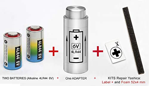 Adaptador + 2 Pilas + Kit, para Yashica Electro 35(G, GL, GS, GT, GSN, GTN), MG-1 y AX