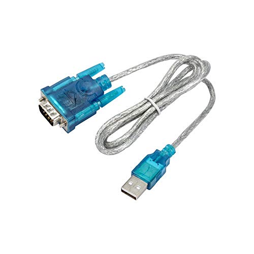Akyga AK-CO-02 - Cable adaptador USB A 2.0 a RS-232 DB9 D-Sub 9 pines (1 m)