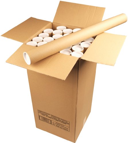 Ambassador PT-050-02-062A - Tubo de Carton para Envío Postal de Documentos, 50 x 625 mm, 25 unidades Ambassador PT-050-02-062A - Tubo de Carton para Envío Postal de Documentos, 50 x 625 mm, 25 unidades