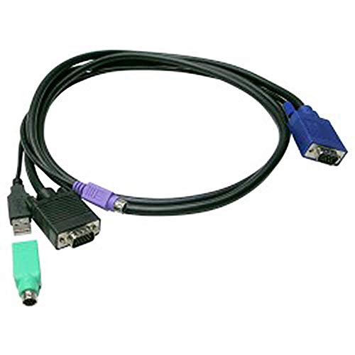 BeMatik - Cable KVM Switch Uniclass Prima para PS2 y USB de 1.8m