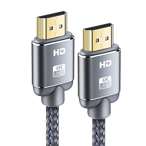 Cable HDMI 4K 3metros-Snowkids Cable HDMI 2.0 Ultra Alta Velocidad 18Gbps Cable Trenzado de Nylon 4K a 60Hz Compatible con Fire TV, 3D,función Ethernet, Video 4K UHD 2160p, HD 1080p-Xbox 360 PS4-Gris Cable HDMI 4K 3metros-Snowkids Cable HDMI 2.0 Ultra Alta Velocidad 18Gbps Cable Trenzado de Nylon 4K a 60Hz Compatible con Fire TV, 3D,función Ethernet, Video 4K UHD 2160p, HD 1080p-Xbox 360 PS4-Gris