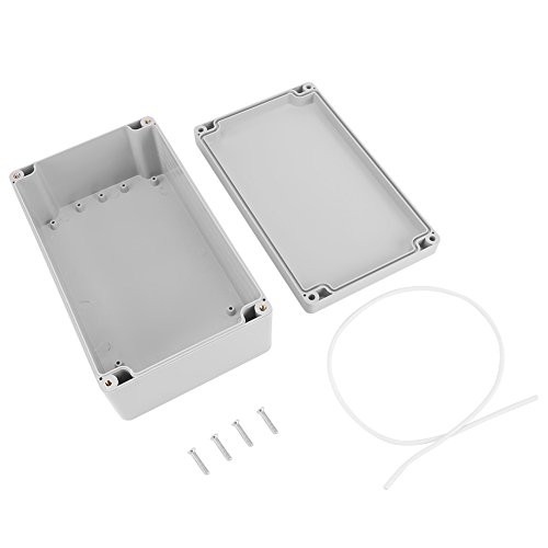 Caja de armario eléctrico IP65, Caja de conexiones eléctrica de plástico ABS, Caja de instrumentos de caja de proyecto exterior (200 * 120 * 75mm)