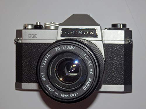 Cámara réflex Camera Chinon CX – SLR – Incluye PHOTOBLITZ EXAKTA - Objetivo (70-210 mm, 1:4.5-5.6 MC Macro, diámetro de 52)