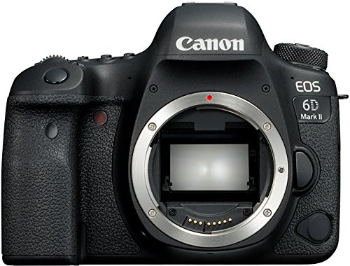 Canon EOS 6D MK II - Cámara digital réflex de 26.2 MP (pantalla táctil de 3.0'', Wifi, Bluetooth, Dual Pixel CMOS AF, 45 puntos AF, vídeos time-lapse en 4K)