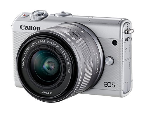 Canon EOS M100, Cámara digital con EF-M 15-45 mm, Blanco