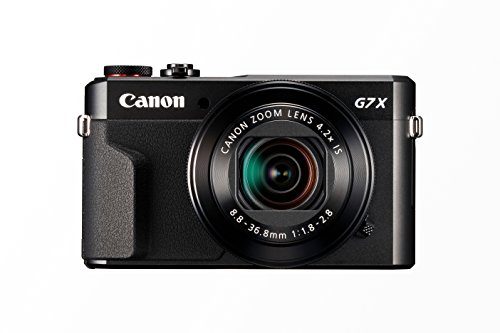 Canon PowerShot G7 X Mark II - Cámara digital compacta de 20.1 MP (pantalla de 3", apertura f/1.8-2.8, zoom óptico de 4.2x, video full HD, WiFi), color negro Canon PowerShot G7 X Mark II - Cámara digital compacta de 20.1 MP (pantalla de 3", apertura f/1.8-2.8, zoom óptico de 4.2x, video full HD, WiFi), color negro