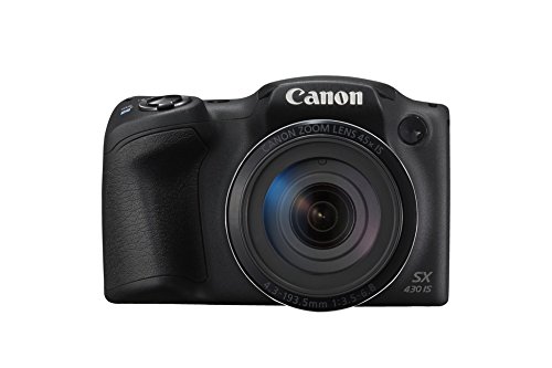 Canon PowerShot SX430 IS - Cámara compacta de 20 MP (Pantalla de 3'', Zoom óptico 45x, WiFi con NFC Activo, Smart Auto, Canon Connect, Creative Filter, Intelligent IS) Negro Canon PowerShot SX430 IS - Cámara compacta de 20 MP (Pantalla de 3'', Zoom óptico 45x, WiFi con NFC Activo, Smart Auto, Canon Connect, Creative Filter, Intelligent IS) Negro