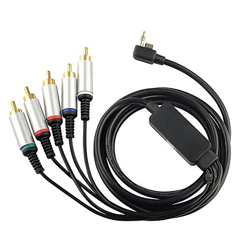 Childhood Adaptador de cable compuesto AV de alta definición de componentes de audio y vídeo por cable HDTV para PSP2000 3000