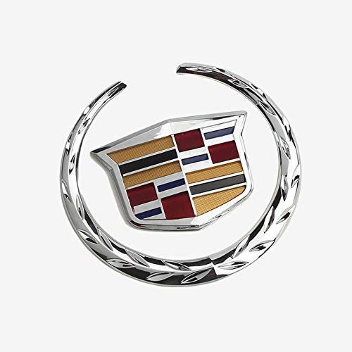 Coche Logo Emblema para C-adillac SRX ATS XTS Carta de Metal Rejilla del Coche Maletero Trasero Tapa Trasera Etiqueta de la Etiqueta Car Styling Accesorios