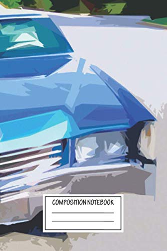 Composition Notebook: Pop Art 19 Cadillac Eldorado The Eldorado Is A Twodoor Perso Hybrids Wide Ruled Note Book, Diary, Planner, Journal for Writing