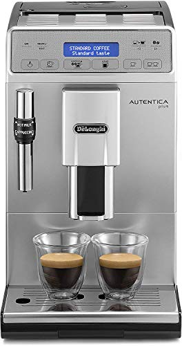 De'Longhi Autentica Plus - Cafetera Superautomática Espresso y Cappuccino, Depósito de Agua 1.4 l, Pantalla LCD y Panel Táctil, Acero Inoxidable, Molinillo Silencioso, 1450 W, ETAM 29.620.SB, Plata De'Longhi Autentica Plus - Cafetera Superautomática Espresso y Cappuccino, Depósito de Agua 1.4 l, Pantalla LCD y Panel Táctil, Acero Inoxidable, Molinillo Silencioso, 1450 W, ETAM 29.620.SB, Plata
