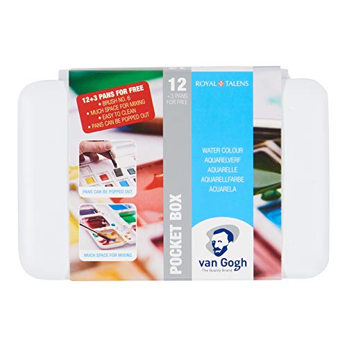 Estuche Pocket Box 12+3 Acuarela Van Gogh Estuche Pocket Box 12+3 Acuarela Van Gogh