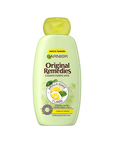 Garnier Original Remedies Arcilla Suave y Limón champú para pelo graso - 300 ml Garnier Original Remedies Arcilla Suave y Limón champú para pelo graso - 300 ml