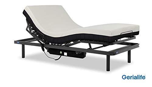 Gerialife® Cama articulada con colchón ortopédico viscoelástico 20 cm. (90x190, Gris Grafito) Gerialife® Cama articulada con colchón ortopédico viscoelástico 20 cm. (90x190, Gris Grafito)
