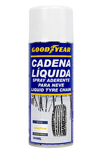 GOOD YEAR GOD8030 Cadena líquida Nieve para neumáticos en Spray de 400 ML Marca Goodyear