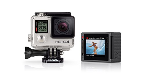 GoPro HERO4 Silver Edition Adventure - Videocámara deportiva (12 Mp, Wi-Fi, Bluetooth, sumergible hasta 40 m)