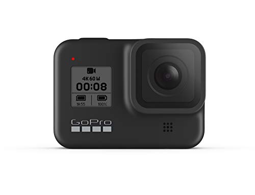 GoPro HERO8 Black - Cámara de acción Digital 4K Resistente al Agua con estabilización hipersuave, Pantalla táctil y Control de Voz GoPro HERO8 Black - Cámara de acción Digital 4K Resistente al Agua con estabilización hipersuave, Pantalla táctil y Control de Voz