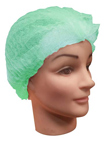 Gorro Desechable de Polipropileno Acordeón de Alta Calidad, Verde, Caja 100 uds Gorro Desechable de Polipropileno Acordeón de Alta Calidad, Verde, Caja 100 uds