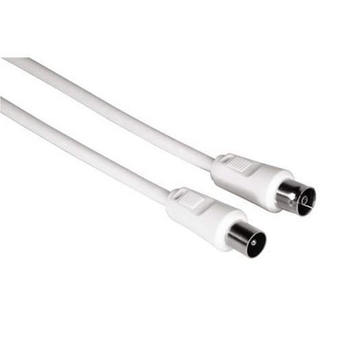 Hama 011900 - Cable de Antena, 1,5 m, Color Blanco