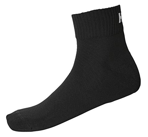 Helly Hansen LIFA Active 2-Pack Sport Sock Calcetines, Unisex Adulto, 990 Black, 36/38
