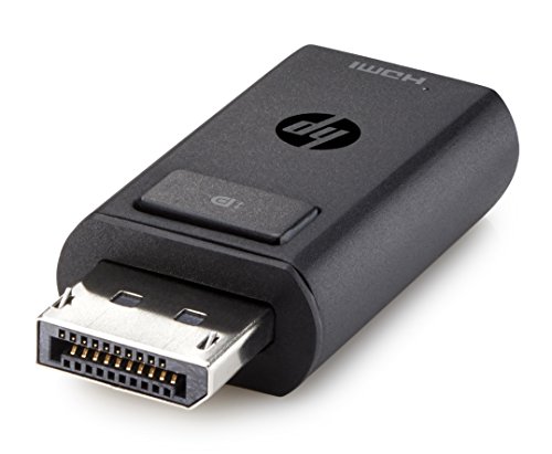 HP DisplayPort to HDMI 1.4 Adapter - Adaptador para Cable (DisplayPort, HDMI, Macho/Hembra, Cobre, Negro) HP DisplayPort to HDMI 1.4 Adapter - Adaptador para Cable (DisplayPort, HDMI, Macho/Hembra, Cobre, Negro)