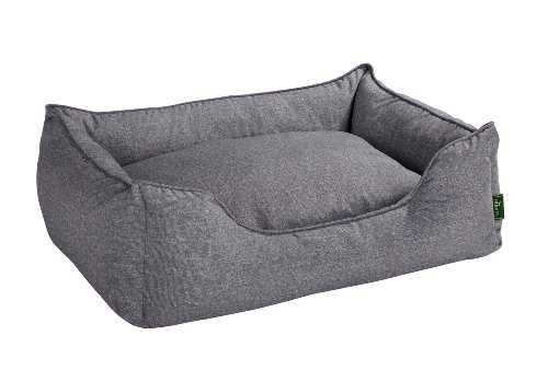 HUNTER Cama sofá para Perro, tamaño M, Dimensiones Exteriores 85 x 65 x 24 cm/cojín Interior 67 x 47 cm, Color Gris, Referencia 61430