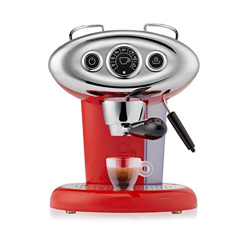 Illy - 6604 Máquina de café Espresso en Cápsulas Iperespresso, X7.1, Color Rojo, 1 Litro