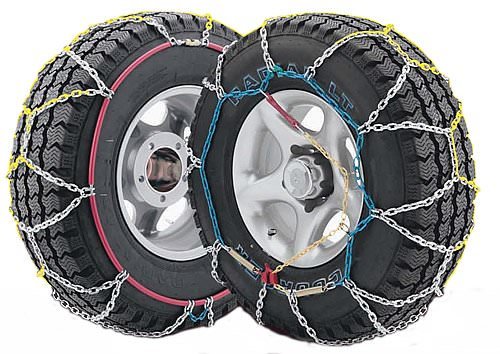 J-4X4 - Juego de dos cadenas de nieve para todo terrenos y SUV talla 390, válidas para neumáticos: 215/80_R14, 215/_R14, 205/80_R15, 215/75_R15, 225/70_R15, 6.00/_R16, 6.50/_R16, 195/75_R16, 195/80_R16, 195/_R16, 215/65_R16, 215/70_R16, 225/60_R16, 235/60