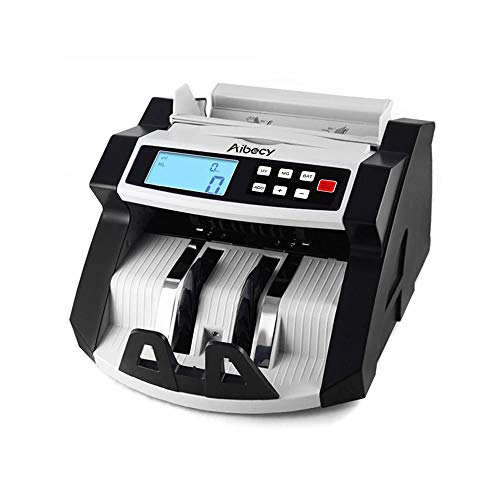 KKmoon 220 V caja registradora Mixta automático multifuncional - LCD contadores detección de UV/MG/IR de monedas para Euro Dólar etc.
