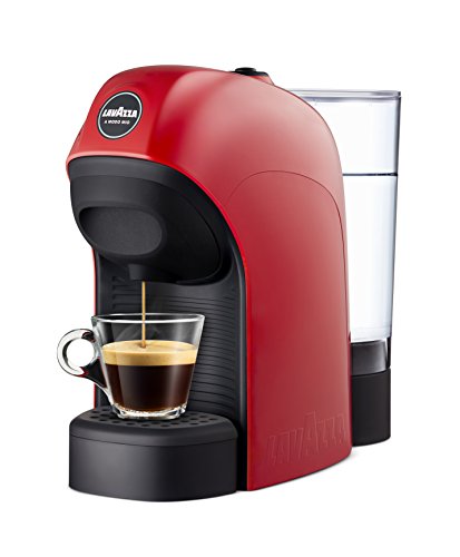 Lavazza - Máquina de café Lavazza a Modo Mio - Modelo Tiny - 1450 W de potencia - Capacidad 0,75 litros rojo