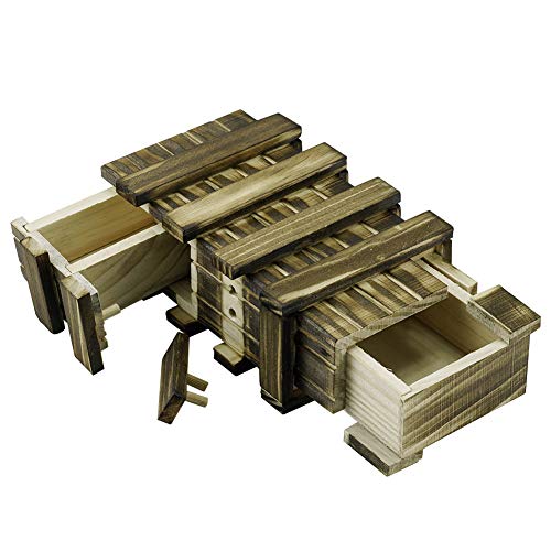 Locisne Caja de regalo de madera mágica 2 compartimentos de almacenamiento extra seguros Caja de recuerdo cajón secreto Caja rompecabezas memoria Regalo aniversario boda Inteligencia Brain Teaser Locisne Caja de regalo de madera mágica 2 compartimentos de almacenamiento extra seguros Caja de recuerdo cajón secreto Caja rompecabezas memoria Regalo aniversario boda Inteligencia Brain Teaser