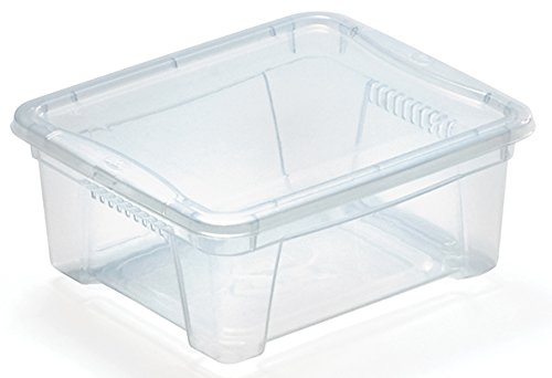 M Home Caja de Almacenaje 1 1.9 l, Translúcido, 20x17.5x9 cm M Home Caja de Almacenaje 1 1.9 l, Translúcido, 20x17.5x9 cm